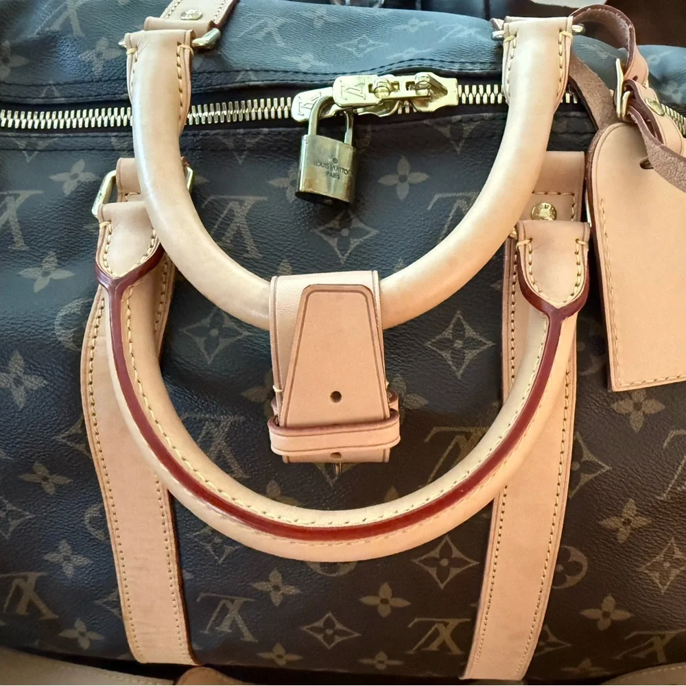 Louis Vuitton Keep all 50 travel bag with shoulder strap - Picture 7 of 10